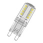 Preview: 5er Pack OSRAM LED Lampe BASE PIN G9 2.6W 827 Clear G9 Warmweiss 4058075758063