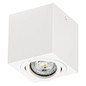 Preview: LEDVANCE Deckenleuchte SPOT SURFACE Square GU10 White 4058075758704