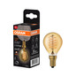 Preview: OSRAM LED Lampe Vintage 1906 CLASSIC A,B,P SLIM Filament 3.4W 822 Gold E14 Dimmbar Warmweiss 4058075761438