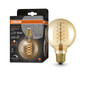 Preview: OSRAM LED Lampe Vintage 1906 CLASSIC SLIM Filament Globe 4.8W 822 Gold E27 Dimmbar Warmweiss 4058075761612