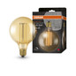 Preview: OSRAM LED Lampe Vintage 1906 CLASSIC SLIM Filament Globe 5.8W 822 Gold E27 Dimmbar Warmweiss 4058075761797