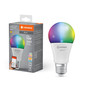 Preview: LEDVANCE LED Lampe SMART+ WiFi Classic Multicolour 230V RGBW FR E27 SINGLE PACK Dimmbar RGBTW Farbwechsel / steuerbare Lichtfarbe 4058075778535