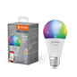 Preview: LEDVANCE LED Lampe SMART+ WiFi Classic Multicolour 230V RGBW FR E27 SINGLE PACK Dimmbar RGBTW Farbwechsel / steuerbare Lichtfarbe 4058075778726