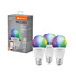 Preview: 3er Pack LEDVANCE LED Zubehör SMART+ WiFi Classic Multicolour 230V RGBW FR E27 TRIPLE PACK Dimmbar RGBTW Farbwechsel / steuerbare Lichtfarbe 4058075779013