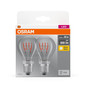 Preview: 2er Pack OSRAM LED Lampe BASE CLASSIC A 5.9W 827 E27 Warmweiss 4058075779983