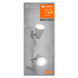 Preview: LEDVANCE LED Spot SPOT PEAR GREY 2 x 4.3W 2700K GU10 Warmweiss 4058075826519