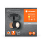 Preview: LEDVANCE LED Deckenleuchte DECOR SPOT CORK BLACK 1x3.4W 927 DIM Dimmbar Warmweiss 4058075828667