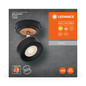 Preview: LEDVANCE LED Deckenleuchte DECOR SPOT PLUTO BLACK 1 Spot Warmweiss 4058075833395