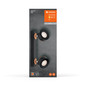 Preview: LEDVANCE LED Deckenleuchte DECOR SPOT PLUTO BLACK 2 Spot Warmweiss 4058075833418