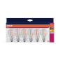 Preview: 6er Pack OSRAM LED Lampe VALUE CLASSIC A 6.5W 827 Clear E27 Warmweiss 4058075845664