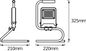 Preview: LEDVANCE WORKLIGHT S-STAND CH-Stecker 30 W 4000K 2700lm 4000K neutralweiss IP65 4099854000607