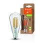 Preview: LEDVANCE LED CLASSIC EDISON höchste Effizienzklasse A 4W 830 klar E27 Lampe 840lm 3000K warmweiss wie 60W 4099854002946