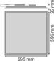 Preview: LEDVANCE PANEL COMFORT 600 UGR<19 ZIGBEE 33W 840 ZBVR 4320lm 4000K neutralweiss IP40/IP20 dimmbar 4099854014239