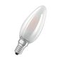 Preview: LEDVANCE LED CLASSIC B CRI90 3.4W 927 gefrostet E14 Lampe 470lm 2700K warmweiss wie 40W dimmbar 4099854061738