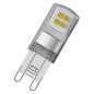 Preview: LEDVANCE LED PIN G9 1.9W 827 klar G9 Lampe 200lm 2700K warmweiss wie 20W 4099854064579