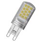 Preview: LEDVANCE LED PIN G9 4.2W 827 klar G9 Lampe 470lm 2700K warmweiss wie 40W 4099854064609