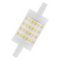 Preview: LEDVANCE LED LINE R7s 9.5W 827 R7s 1055lm 2700K warmweiss wie 75W dimmbar 4099854064906