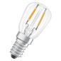 Preview: LEDVANCE LED SPECIAL T26 1.3W 827 klar E14 Lampe 110lm 2700K warmweiss wie 10W 4099854066108