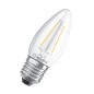 Preview: LEDVANCE LED CLASSIC B 4.8W 827 klar E27 Lampe 470lm 2700K warmweiss wie 40W dimmbar 4099854067495