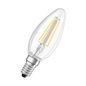 Preview: LEDVANCE LED CLASSIC B 4.8W 827 klar E14 Lampe 470lm 2700K warmweiss wie 40W dimmbar 4099854067532