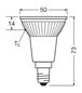 Preview: LEDVANCE LED PAR16 4.5W 827 E14 Lampe 350lm 2700K warmweiss wie 50W 4099854071379