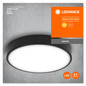 Preview: LEDVANCE LED Deckenleuchte CEILING MOIA 280cm 20W Black Warmweiss 4099854092442