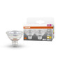 Preview: 2er Pack OSRAM LED Spot, Strahler STAR MR16 12 V 6.5W 827 GU5.3 Warmweiss 4099854115356