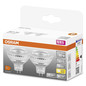 Preview: 2er Pack OSRAM LED Spot, Strahler STAR MR16 12 V 6.5W 827 GU5.3 Warmweiss 4099854115356