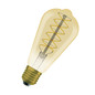 Preview: 2er Pack OSRAM LED Lampe Vintage 1906 CLASSIC SLIM Filament Edison 4.8W 822 Gold E27 Dimmbar Warmweiss 4099854147838