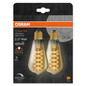 Preview: 2er Pack OSRAM LED Lampe Vintage 1906 CLASSIC SLIM Filament Edison 4.8W 822 Gold E27 Dimmbar Warmweiss 4099854147838