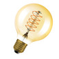 Preview: 2er Pack OSRAM LED Lampe Vintage 1906 CLASSIC SLIM Filament Globe 4.8W 822 Gold E27 Dimmbar Warmweiss 4099854147876