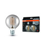 Preview: 2er Pack OSRAM LED Lampe Vintage 1906 CLASSIC SLIM Filament Globe 7.8W 818 Smoke E27 Dimmbar Warmweiss 4099854147890