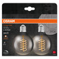 Preview: 2er Pack OSRAM LED Lampe Vintage 1906 CLASSIC SLIM Filament Globe 7.8W 818 Smoke E27 Dimmbar Warmweiss 4099854147890