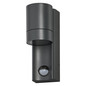 Preview: LEDVANCE Außenleuchte Endura Classic IP65 GU10 Isidor Wall Sensor Dark Gray 4099854183027