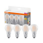 Preview: Osram 4er-Pack E27 LED Lampe 6,5W 806Lm warmweiss wie 60W Glühlampe 4099854193484