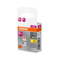 Preview: 5er Pack OSRAM LED Lampe BASE PIN G4 12 V 1W 827 Clear G4 Warmweiss 4099854340284