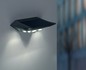 Preview: LUCE Design Ghost LED Wandleuchte Solar 4000 K 2,4W Bewegungsmelder IP44 Silber