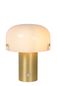 Preview: Lucide TIMON Tischlampe E14 3-Stufen-Dimmer Mattes Gold, Messing, Opal 05538/01/02