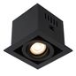 Preview: Lucide CHIMNEY Einbauleuchte GU10 360° drehbar Schwarz 09926/01/30