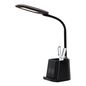 Preview: Lucide PENNY LED Schreibtischleuchte 4,7W dimmbar mit flexiblem Lesearm Schwarz 18674/06/30