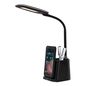 Preview: Lucide PENNY LED Schreibtischleuchte 4,7W dimmbar mit flexiblem Lesearm Schwarz 18674/06/30