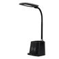 Preview: Lucide PENNY LED Schreibtischleuchte 4,7W dimmbar mit flexiblem Lesearm Schwarz 18674/06/30