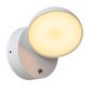 Preview: Lucide FINN LED Wandleuchte 12W 360° drehbar Weiß Sensor IP54 22865/12/31