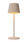 Preview: Lucide JUSTINE LED Tischlampe 2W dimmbar Beige IP54 27889/02/38