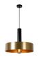 Preview: Lucide GIADA Pendelleuchte E27 Mattes Gold, Messing, Schwarz 30472/50/02