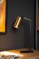 Preview: Lucide SYBIL Tischlampe GU10 360° drehbar Schwarz, Mattes Gold, Messing 45599/01/30