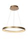 Preview: Lucide VIDAL LED Pendelleuchte 48W dimmbar Mattes Gold, Messing, Opal 46403/48/02