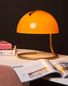 Preview: Lucide CATO Tischlampe E27 Orange, Mattes Gold, Messing 46516/01/53