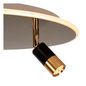 Preview: Lucide JUBEL LED Deckenleuchte 3x 5W dimmbar 360° drehbar Mattes Gold, Messing, Schwarz 71101/48/02