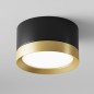 Preview: Maytoni Hoop Deckenleuchte, Deckenlampe GX53 5cm Schwarz / Gold